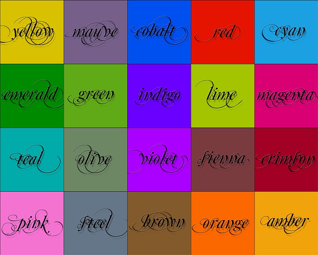 color name in hindi and english