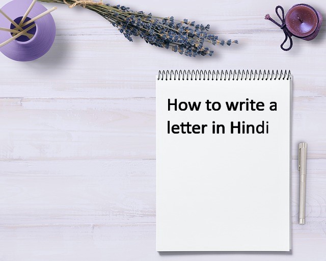 How to write a letter in Hindi